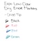 Expo Low-Odor Dry-Erase Marker, Broad Chisel Tip, Assorted Colors, PK4 80074 - alternate 5